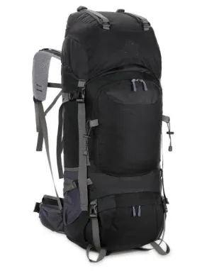 60L Hiking Backpack Ergonomic and Padded With Whistle