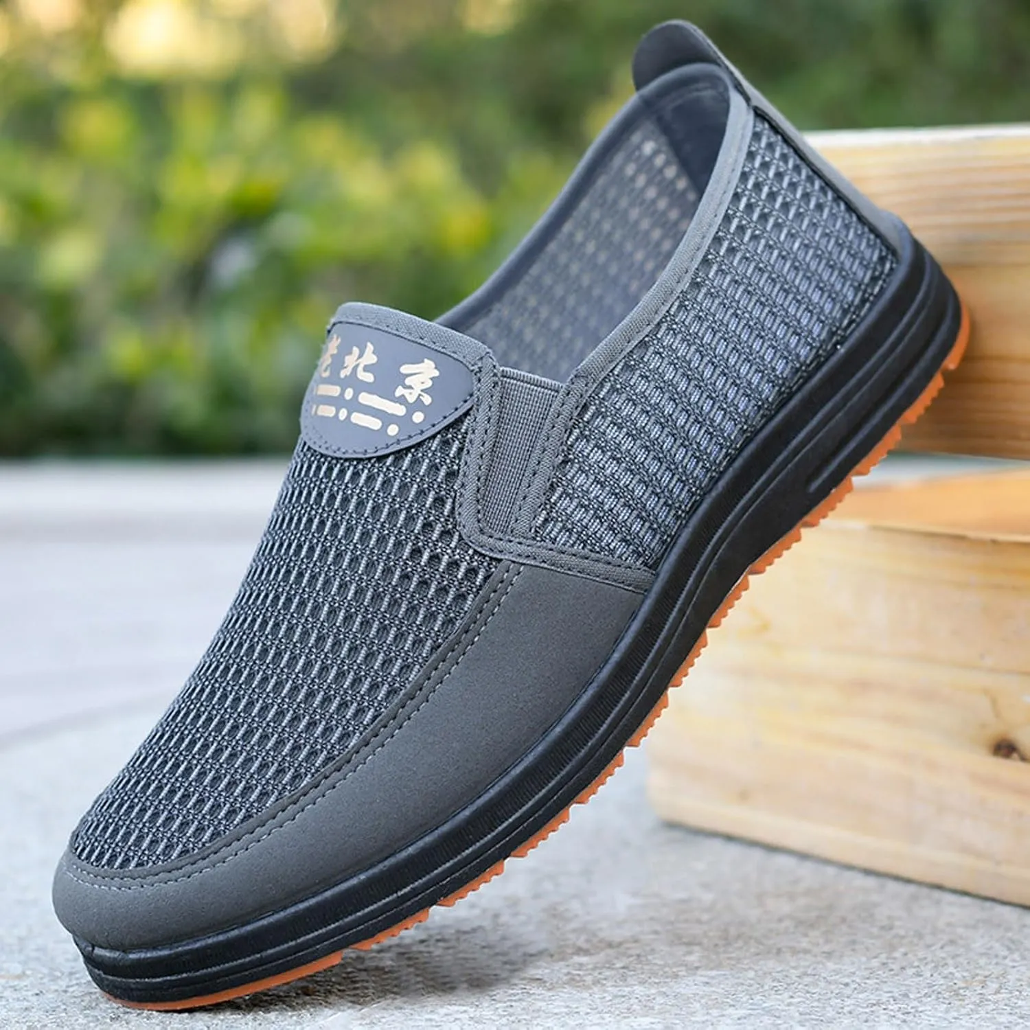 Mens Shoes Golf Low Top Running Solid Color Driving Men's Sneaker
