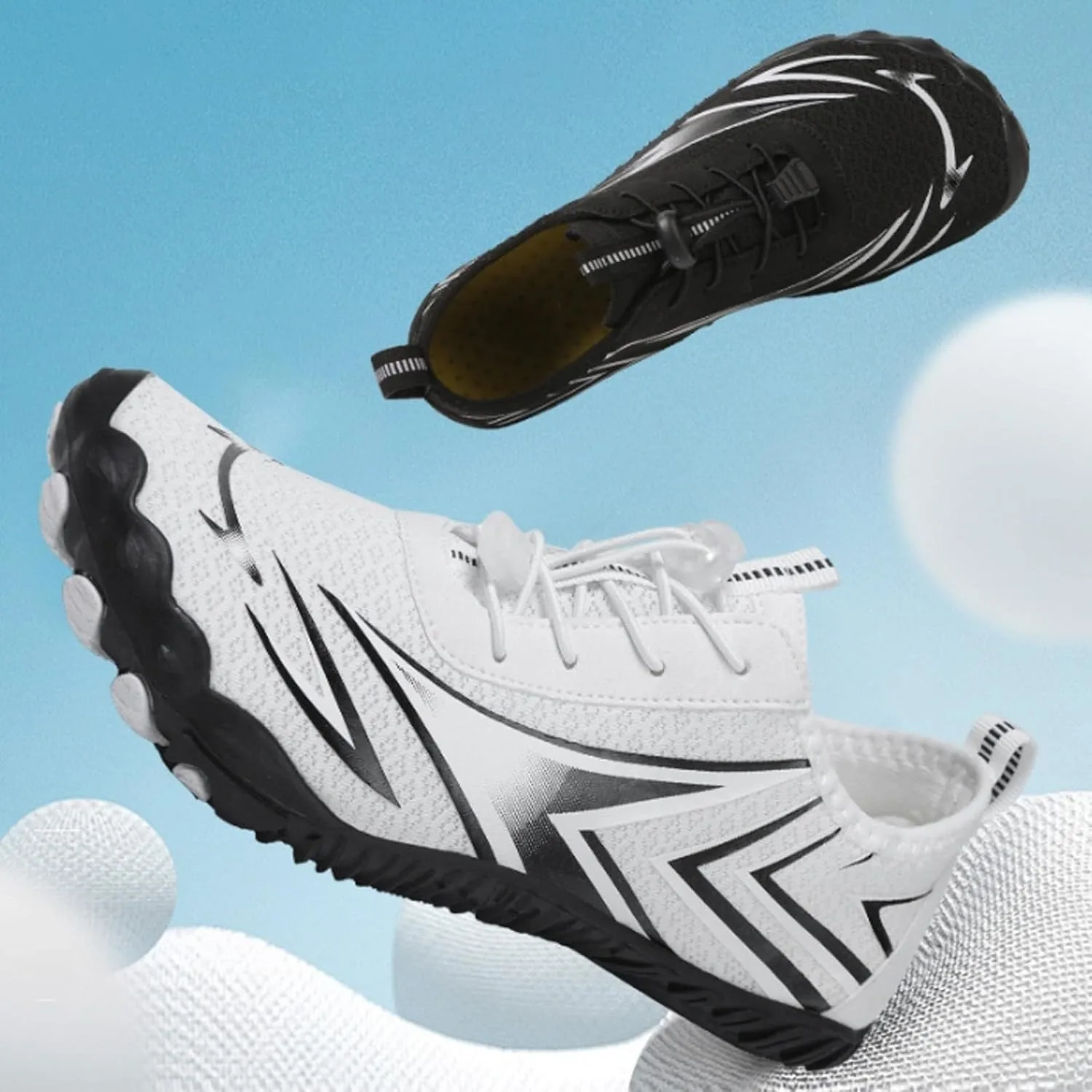 Men's Water Shoes Womens Quick-Dry Water Sock Shoe Wading Diving Swimming Beach Volleyball Summer Non Slip Hiking Shoes Rock Climbing Shoes Beach Accessories for Women Men
