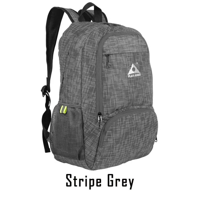 PLAYKING foldable waterproof backpack outdoor travel folding lightweight bag bag sport Hiking gym mochila camping trekking
