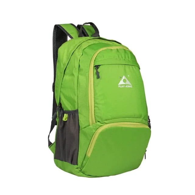 PLAYKING foldable waterproof backpack outdoor travel folding lightweight bag bag sport Hiking gym mochila camping trekking