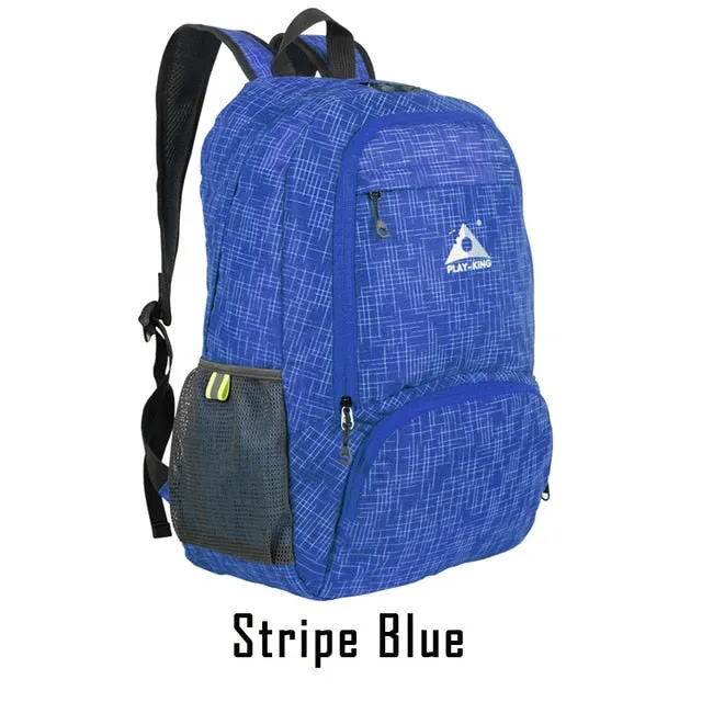 PLAYKING foldable waterproof backpack outdoor travel folding lightweight bag bag sport Hiking gym mochila camping trekking