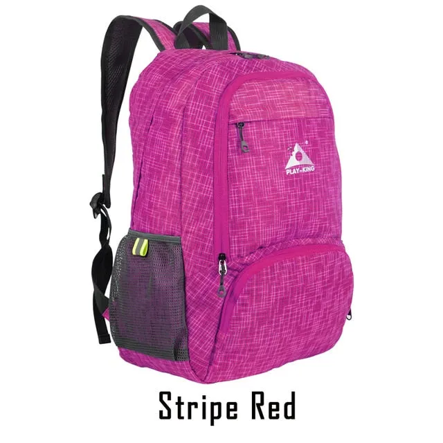PLAYKING foldable waterproof backpack outdoor travel folding lightweight bag bag sport Hiking gym mochila camping trekking