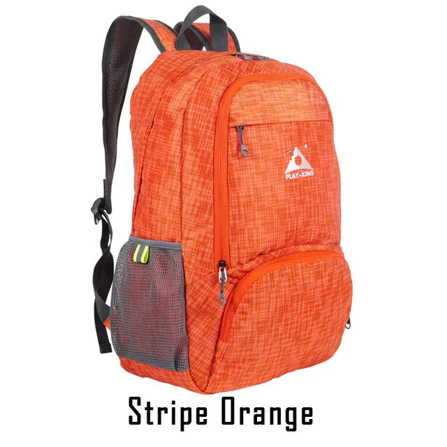 PLAYKING foldable waterproof backpack outdoor travel folding lightweight bag bag sport Hiking gym mochila camping trekking