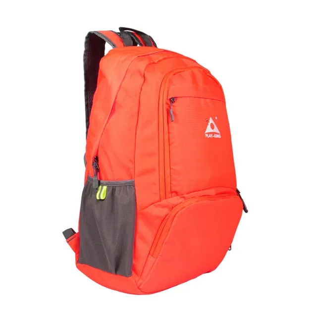 PLAYKING foldable waterproof backpack outdoor travel folding lightweight bag bag sport Hiking gym mochila camping trekking