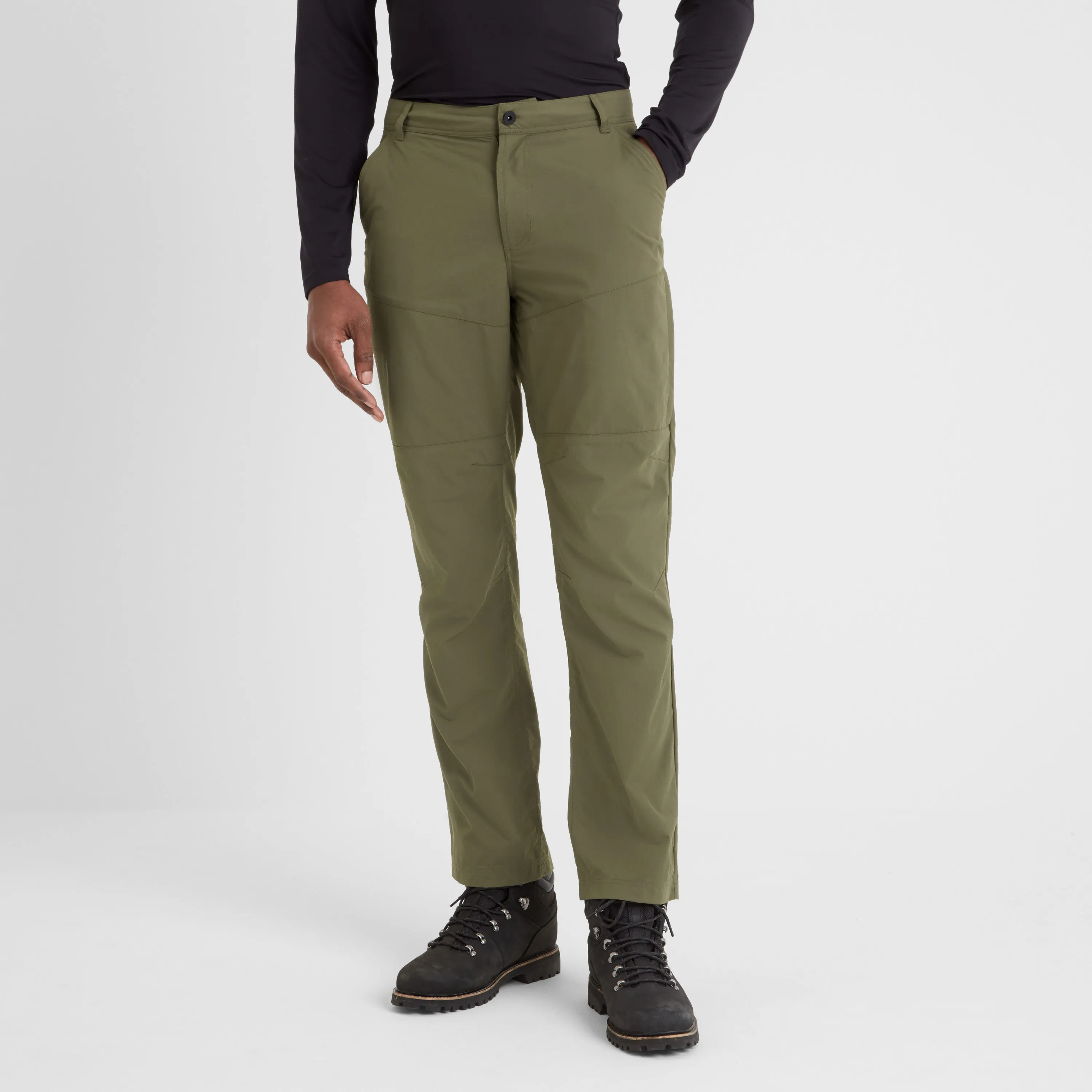 Rowland Mens Trousers Long - Khaki