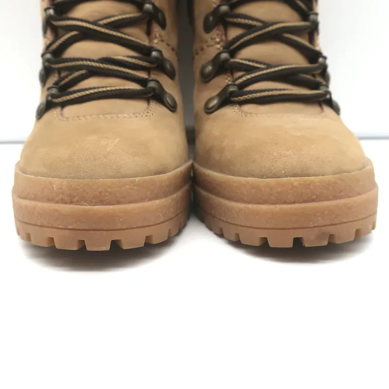 See by Chloe Eileen High Heel Hiking Boots Camel Suede Size 37
