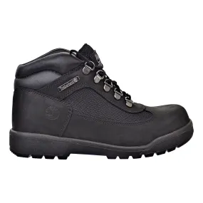Timberland Nubuck Big Kids Field Boot Black Suede