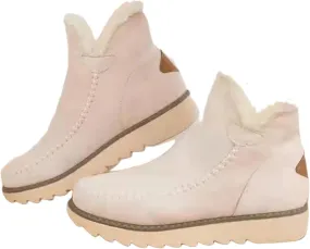 Trending Winter Boots For Women 2024 Snow Boots Warm Casual Fashion Slip On Fur Lined Loafers Shoes Ankle Booties