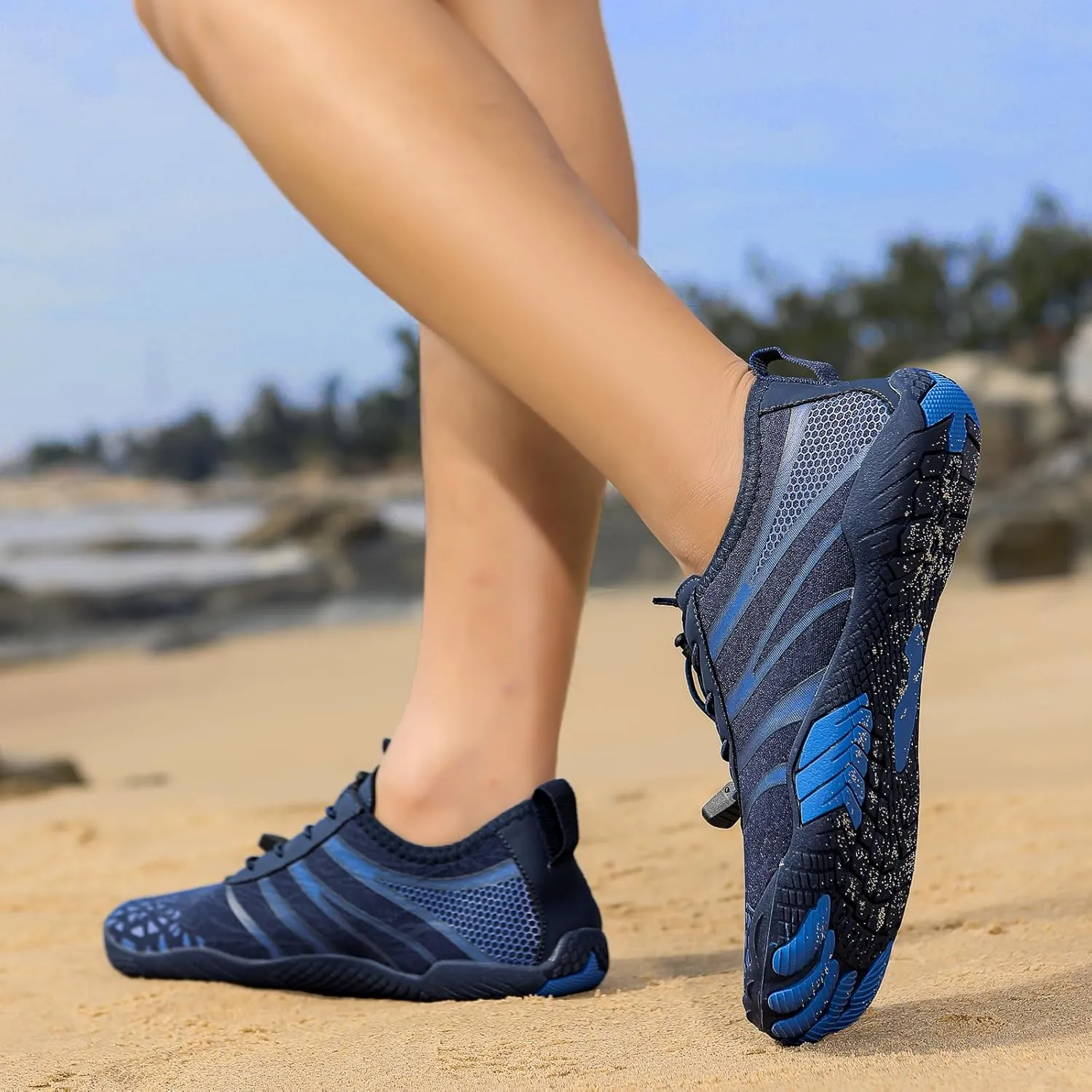 Water Barefoot Shoes Women Men, Hike Quick-Dry Wide Toe Box Minimalist Sneakers, Zero Drop Sole Footwear