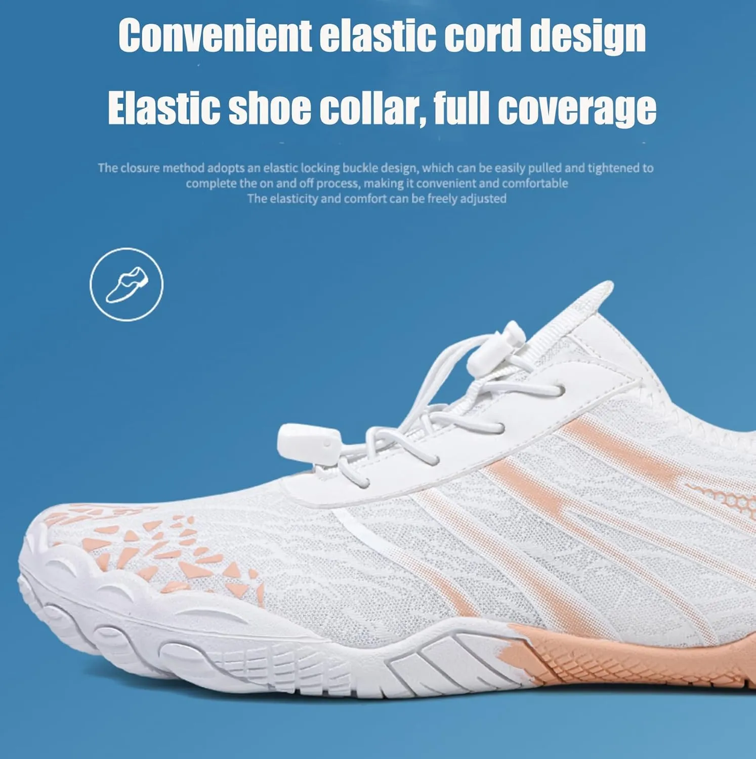 Water Barefoot Shoes Women Men, Hike Quick-Dry Wide Toe Box Minimalist Sneakers, Zero Drop Sole Footwear