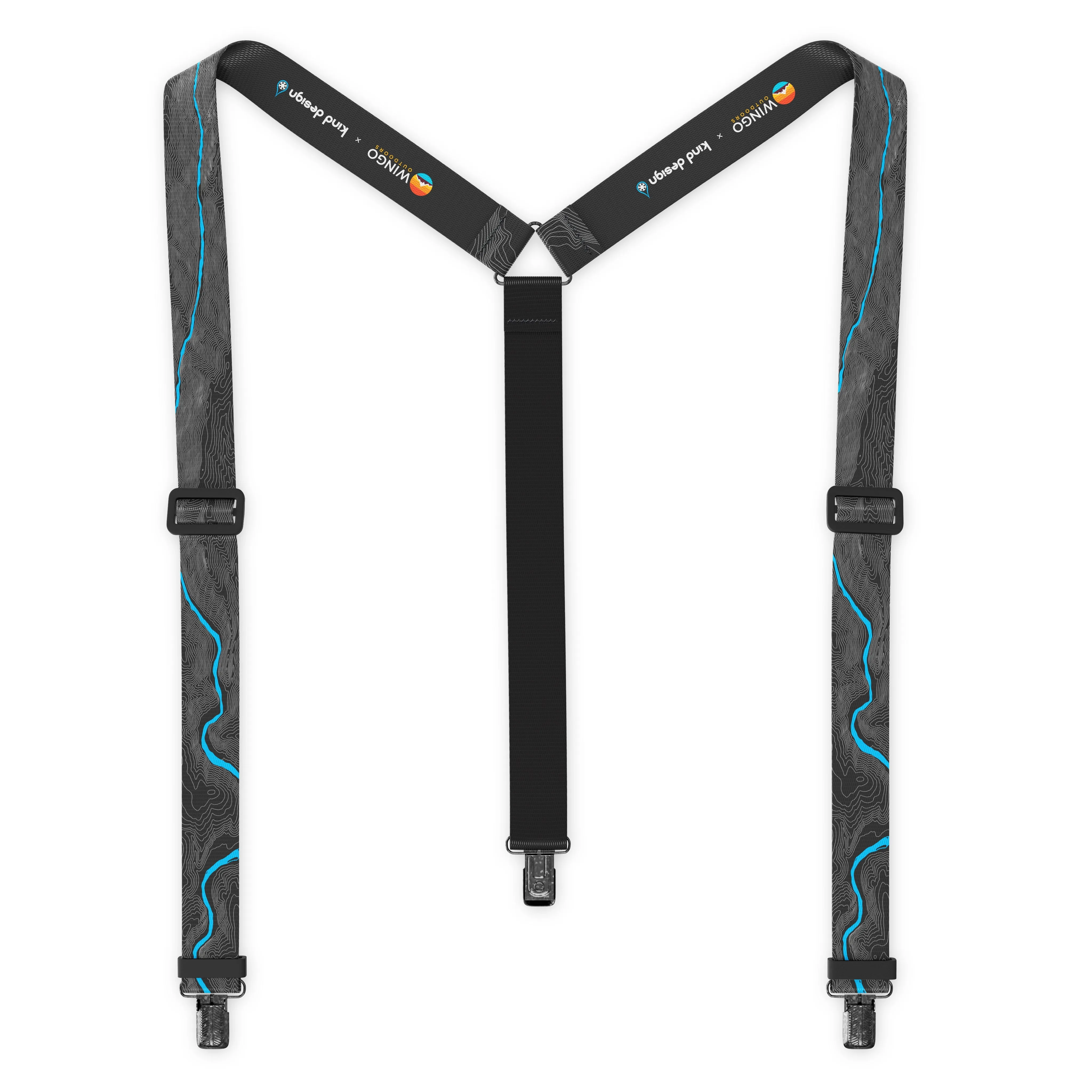 Wingo Fish Skin Suspenders