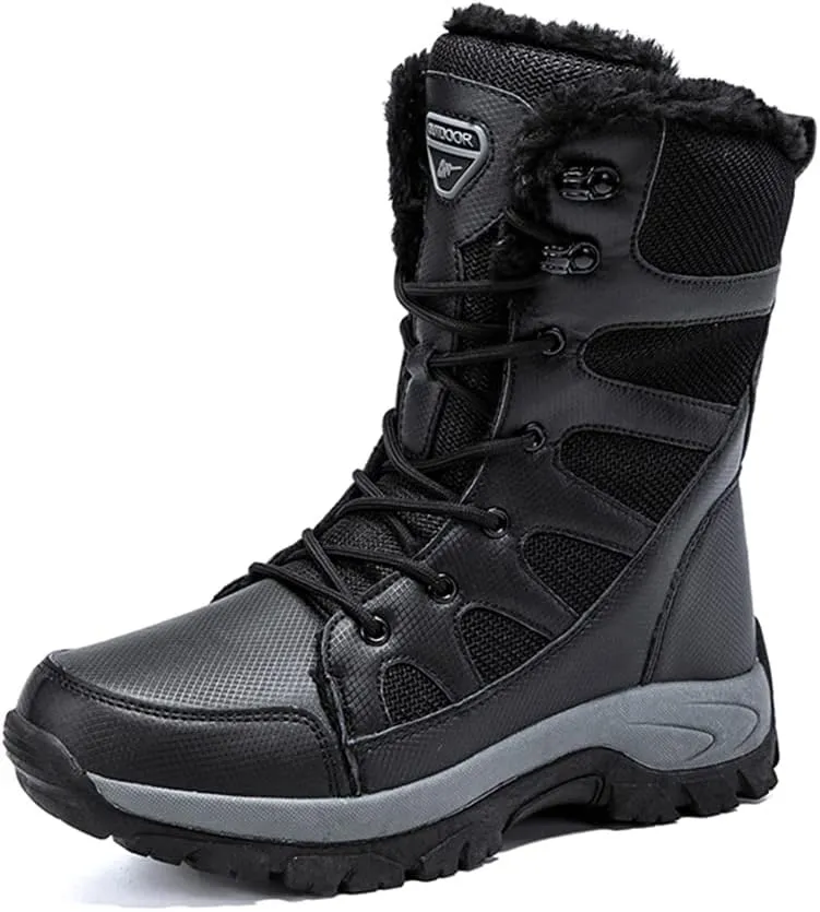 Winter Men Women's Warm Snow Boots Padded Boots Winter Boots Platform Boots