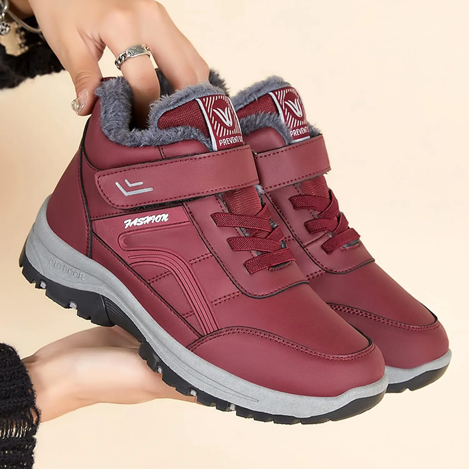 Womens Boots Winter Warm Adults Snow Boots Fall 2024 Womens Mens Snow Boots Winter Shoes Slip On Shoes Snow Women Running Shoes for Women Winter Booties Men