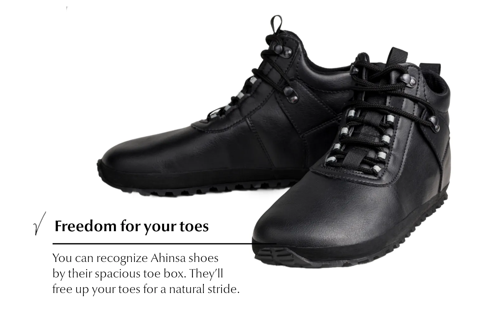 Women's Hiker Comfort black ankle trekking boots